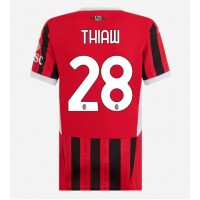 Dres AC Milan Malick Thiaw #28 Domáci pre Ženy 2024-25 Krátky Rukáv